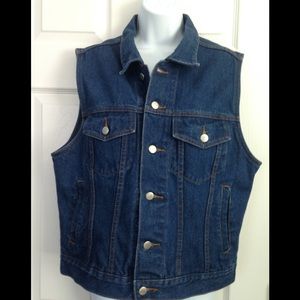 Men's NWOT Jean Vest